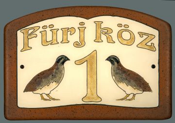 Házszámtábla 3-14 Házszámtábla 3-14